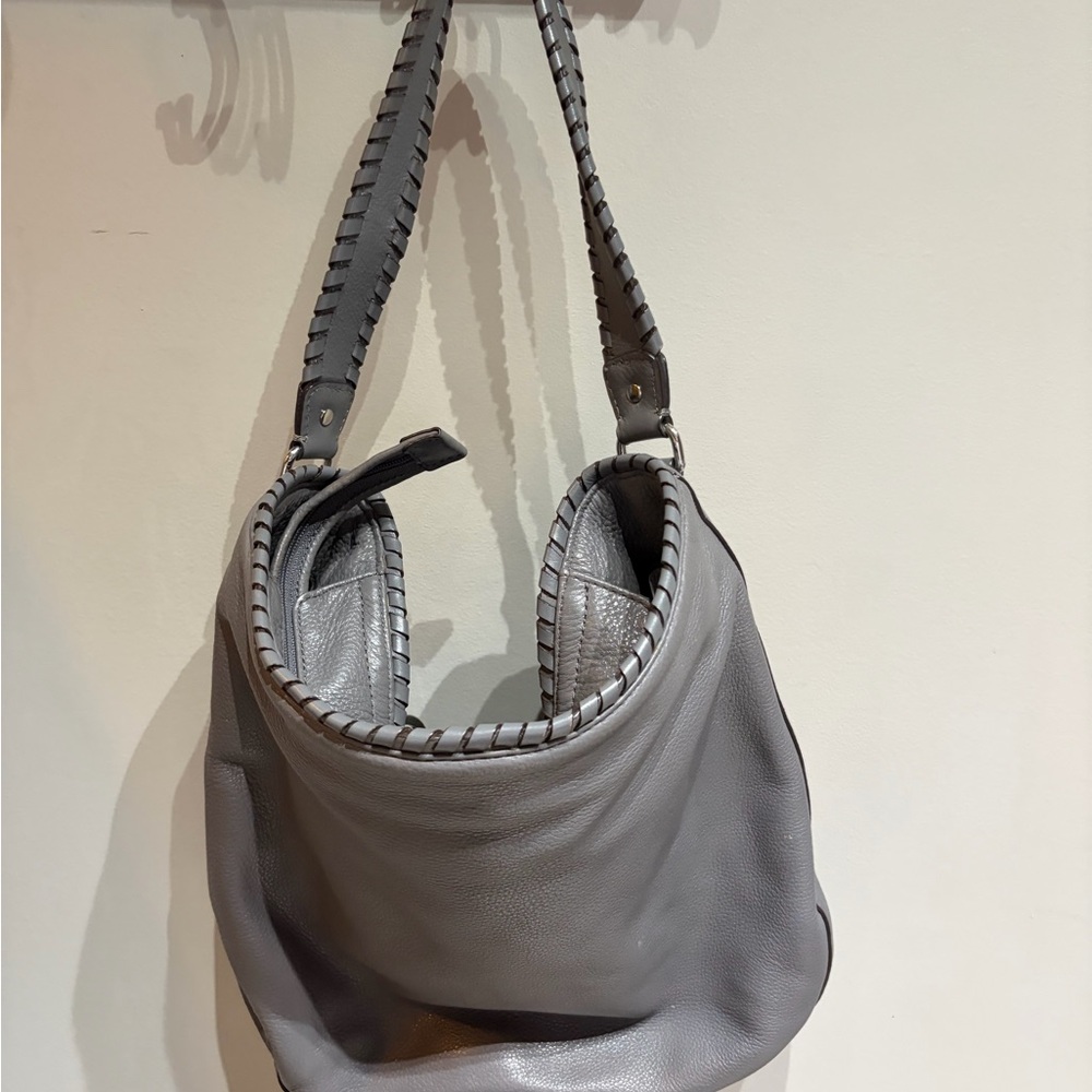 Michael Kors Gray Hobo Bag
